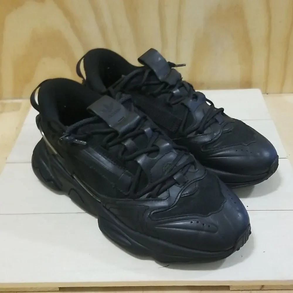 Adidas Originals Ozweego ZIP Triple Black Size 6 Men Shoes GZ2645 Yeezy boost